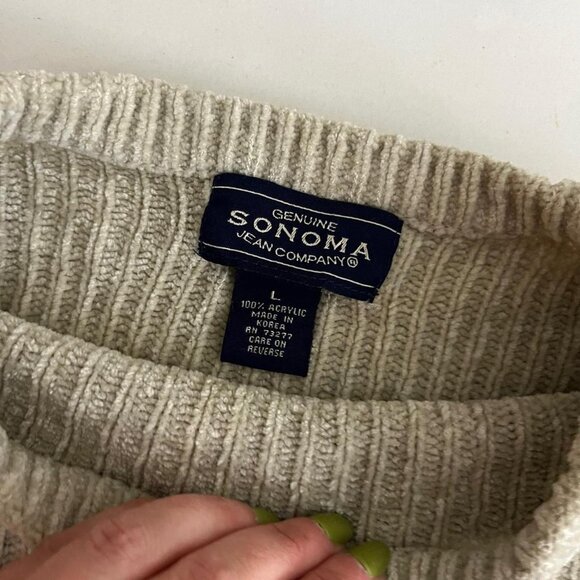 y2k striped indie skate chenille sweater - Picture 8 of 8